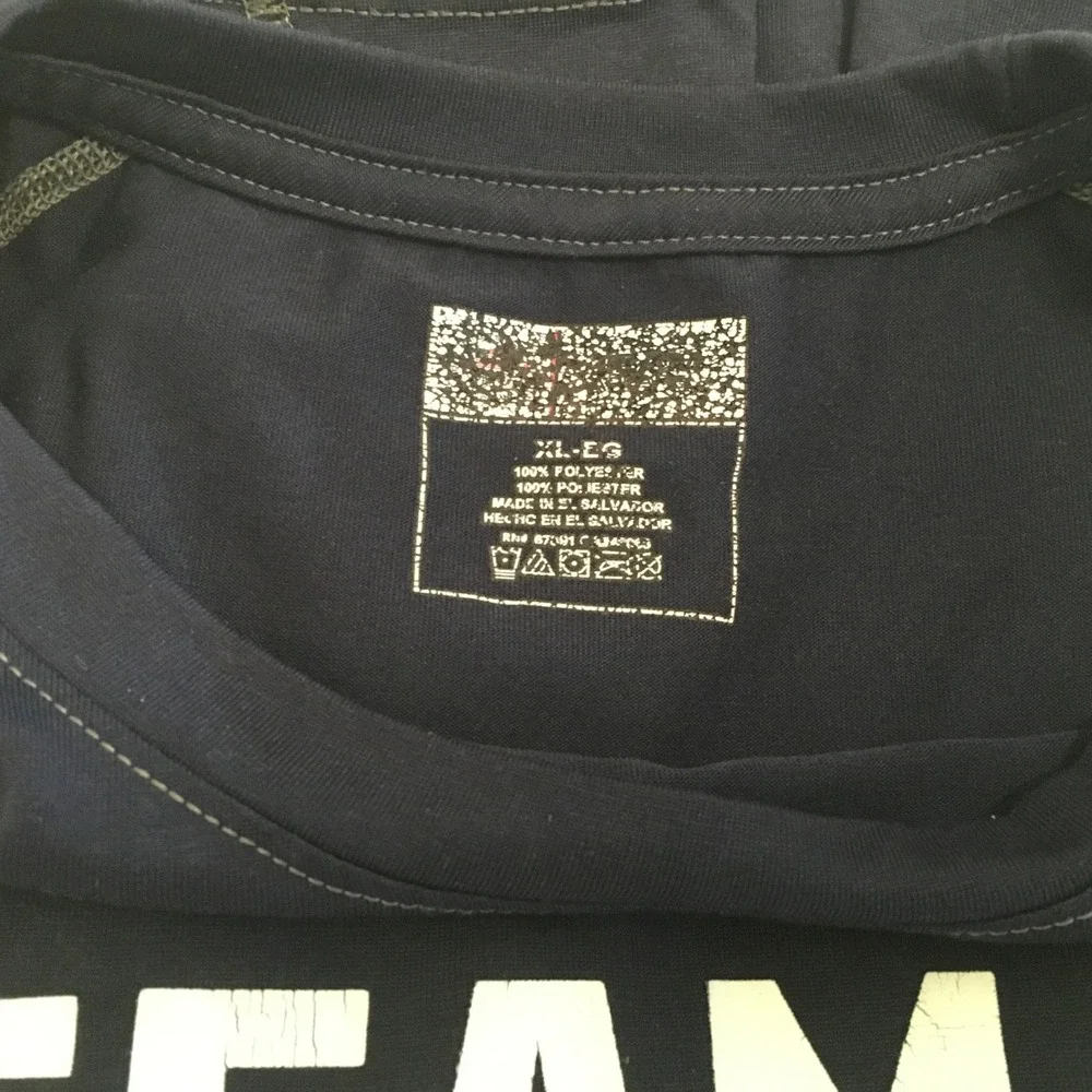 Team USA Blue T Shirt Womens XL Olympic Games Training‎ Activewear Top - Picture 5 of 5